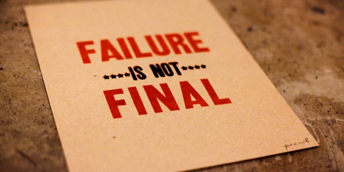 Failure Is Not Final