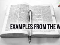 Examples from the Word